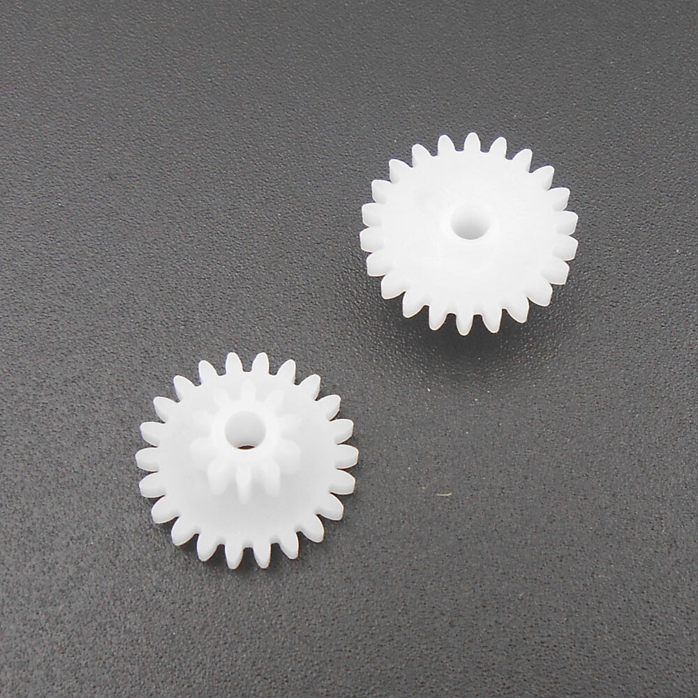 500X 0.5M Double Gear Reduction Bilayer 22 Teeth 10 Teeth Hole 2MM 2.05MM 22102B
