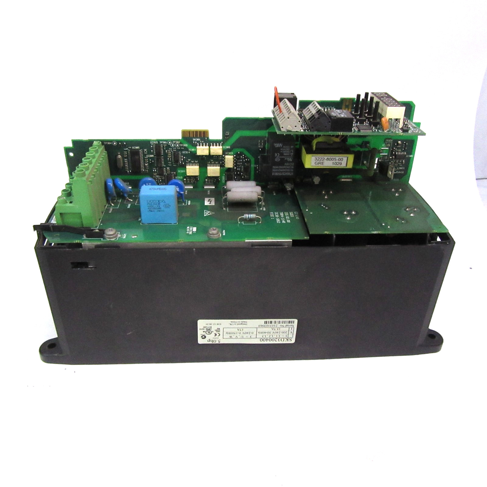 Emerson Commander SK SKD3200400 5.0HP INVERTER DRIVE T12-D8