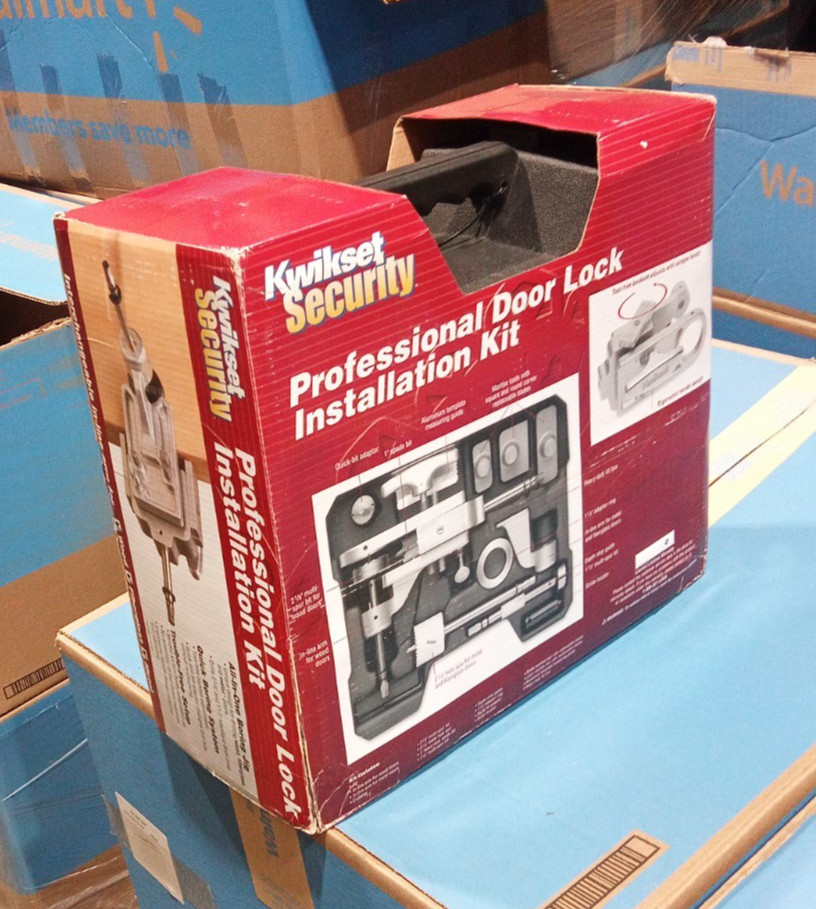 BRAND NEW Kwikset 91380-138 Door Lock Knob Installation Jig Kit Tool Set