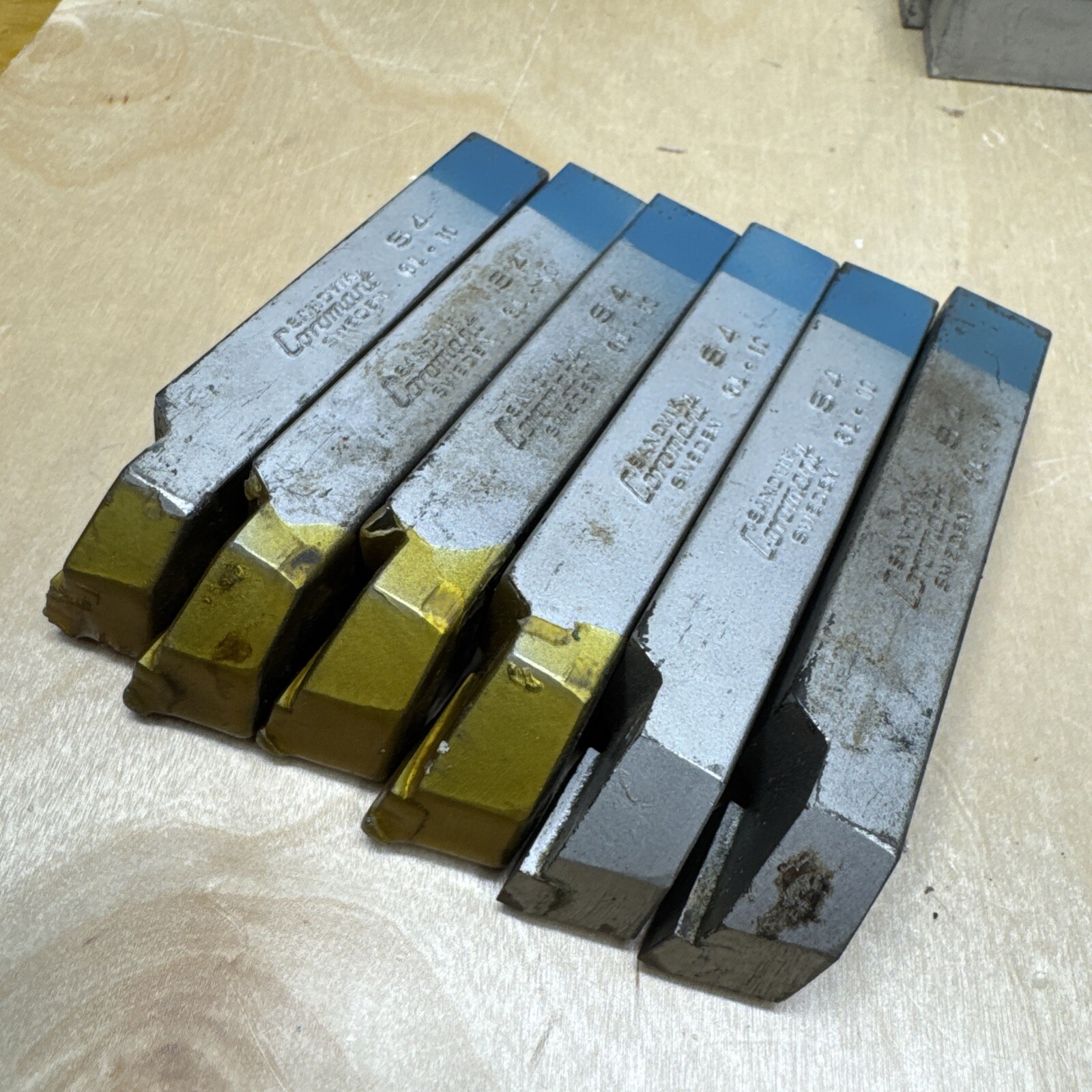 Lot of 12 SANDVIK Coromant Brazed Carbide BL 12 S6 Gl-10 S4 S6 GL8 C6 New/used