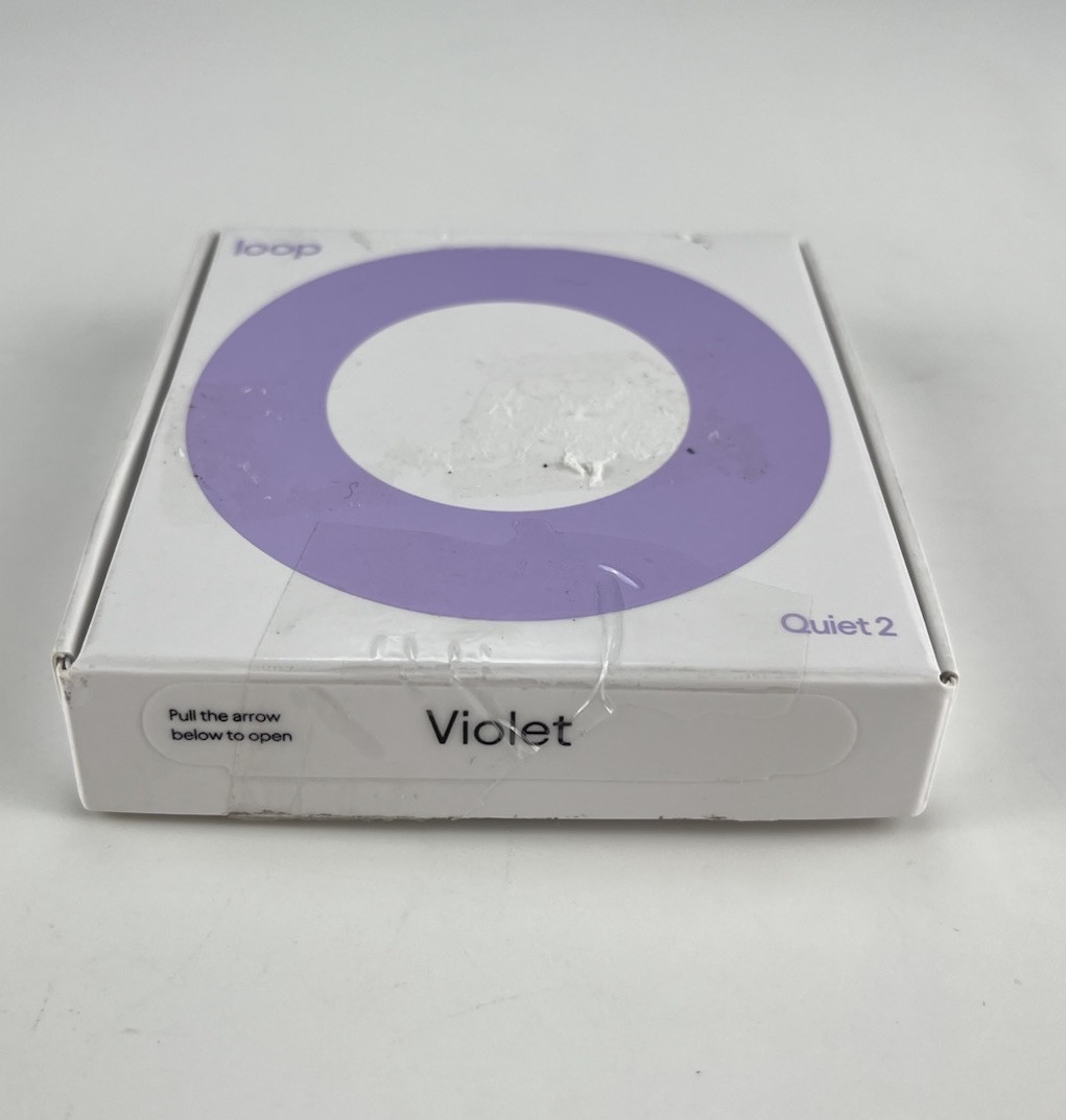 Loop Quiet 2 Ear Plugs Violet Noise-Reducing Earplugs NRR 14dB SNR 24dB