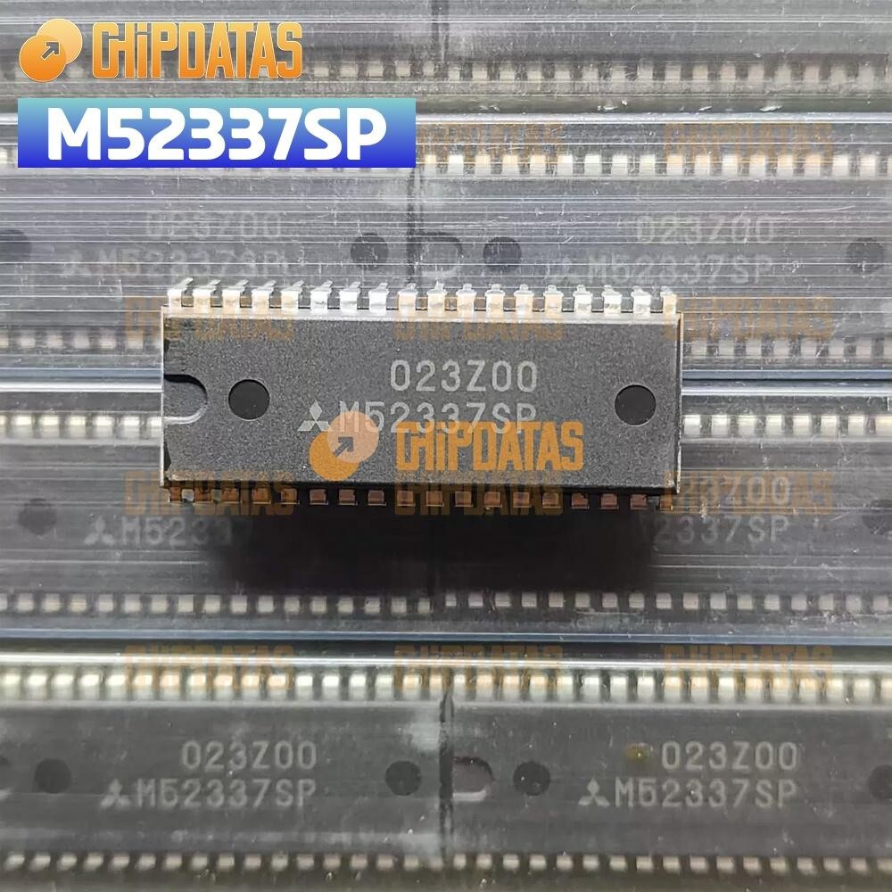 1PCS MITSUBISHI M52337SP DIP Video Preamplifier Provided OSD mixing function