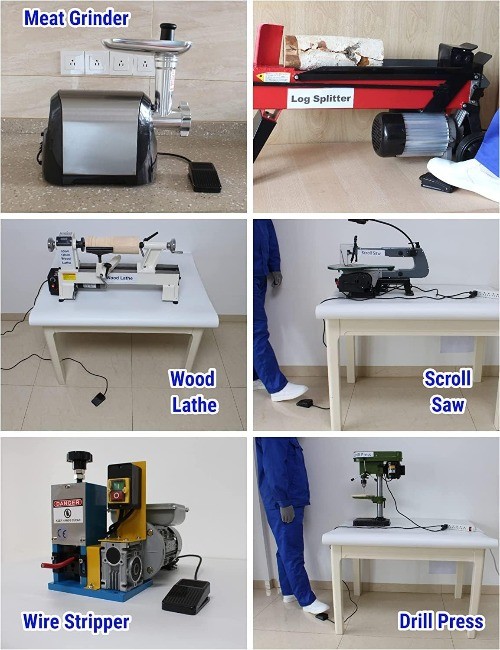 Momentary Foot Switch Pedal Normally Off Press and Hold On 6.6 Style: 6.6ft/2m