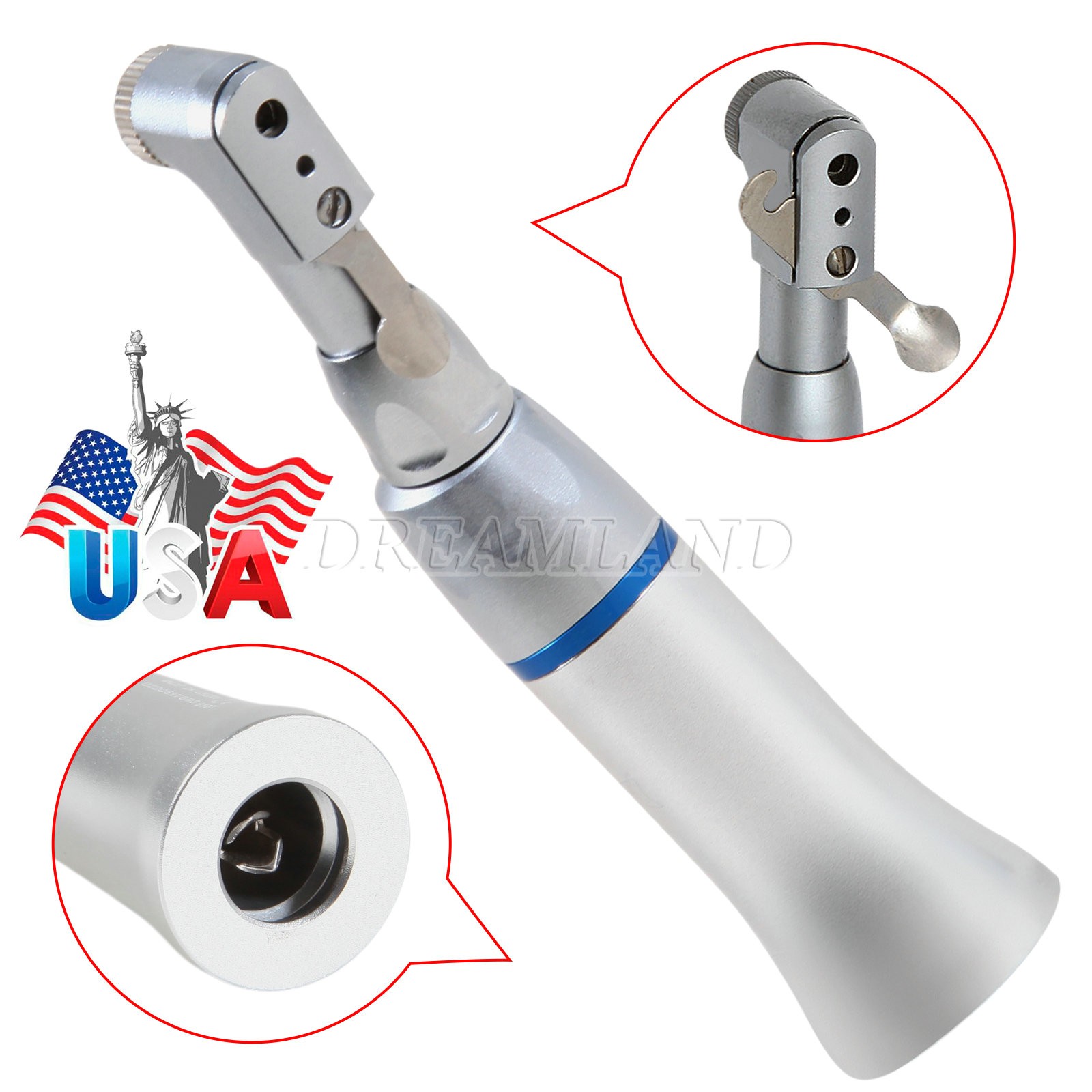 1-10 NSK Type Dental Slow Speed Contra Angle Handpiece Latch E-type contrangulo