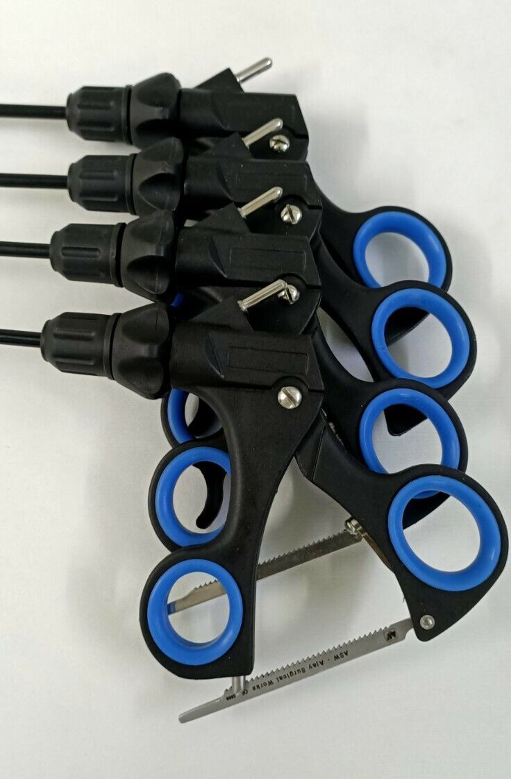 4pc Laparoscopic Grasping Forceps 5mmx330mm Laparoscopy Surgical Instruments