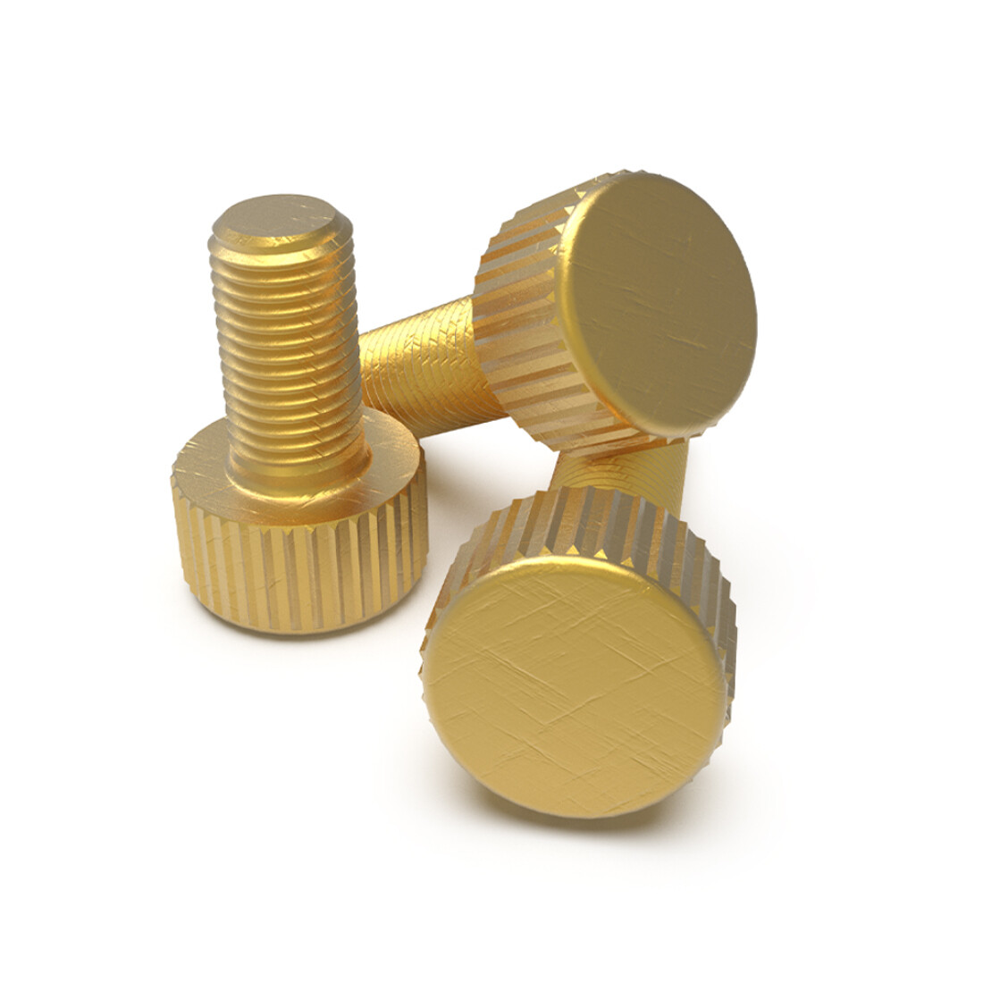 Brass Knurled Thumb Screw M2 M2.5 M3 M4 M5 M6 Small Thumb Screw Bolt 3mm to 25mm