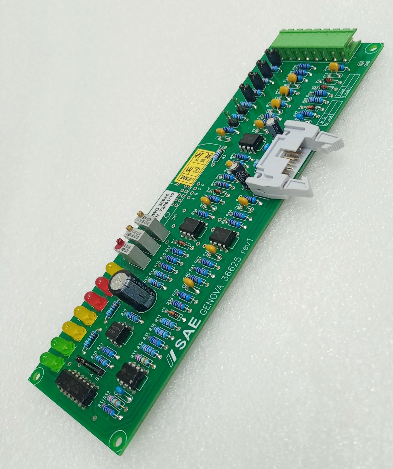 SAE GENOVA 36625 REV 1 DWG 36624 CIRCUIT BOARD (EXPEDITED SHIPPING)