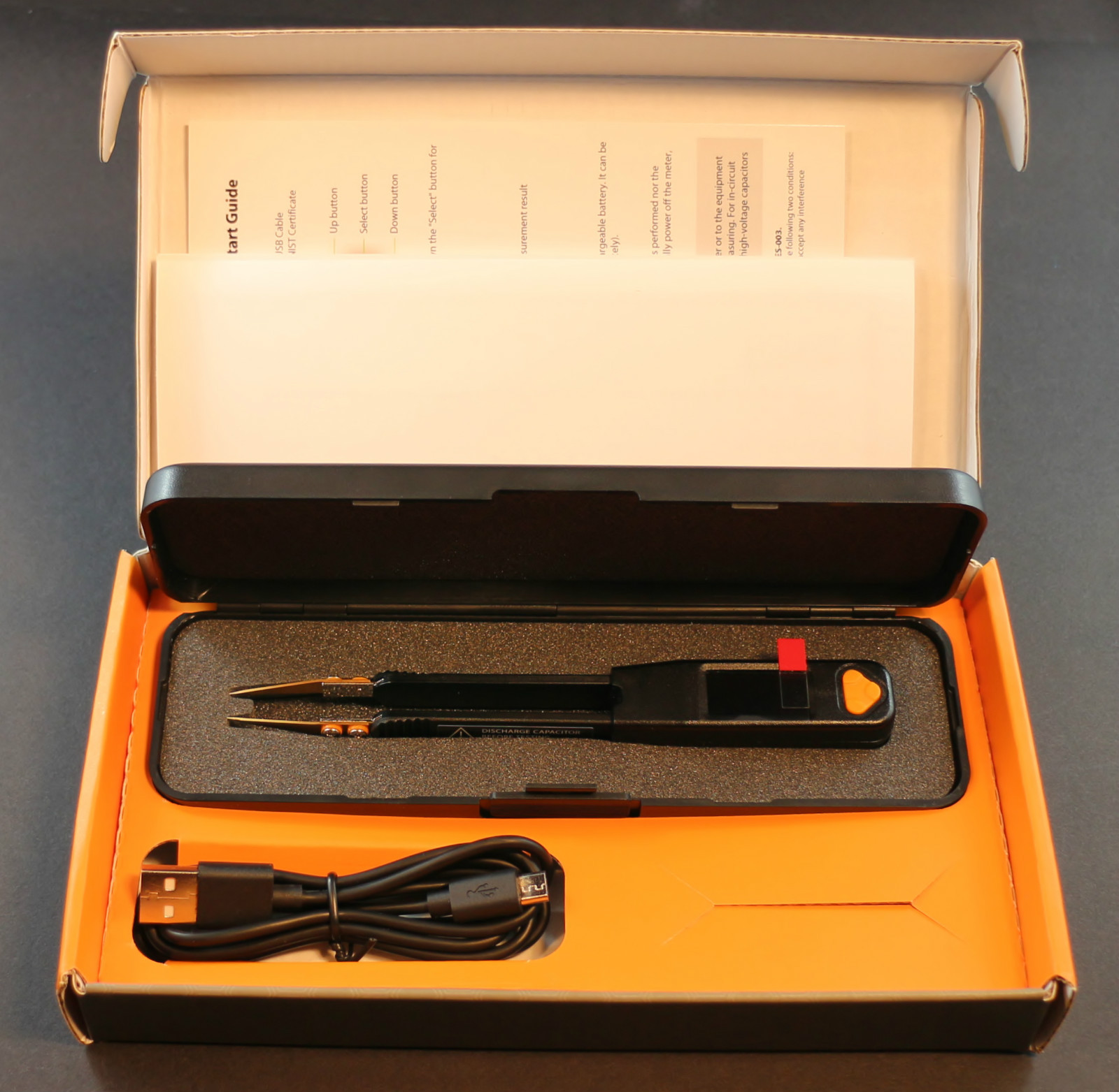 LCR Research Pro1 Plus LCR meter with Precise Test Tips / Link1 PC Connectivity