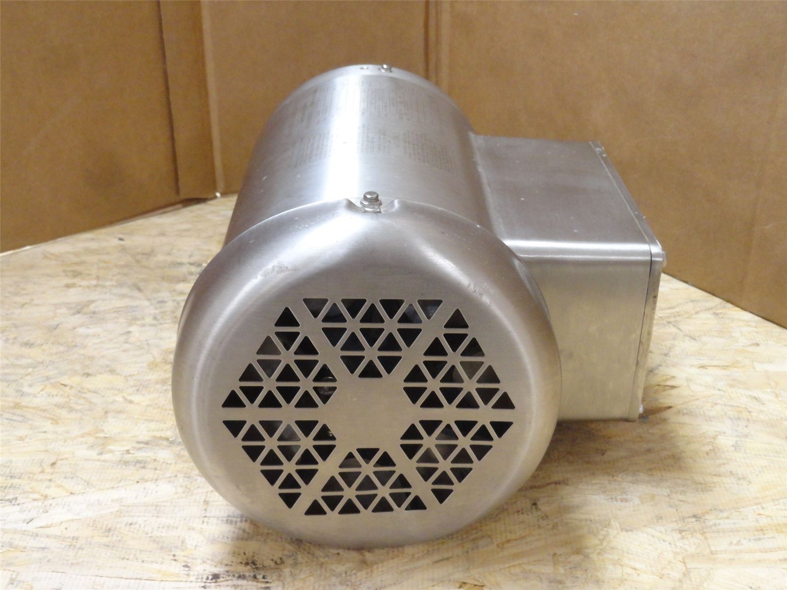 251414 Old-Stock; Baldor VFSWDL3504 AC Motor; SS; 1/2HP; 115/230V; 1800RPM; 3PH