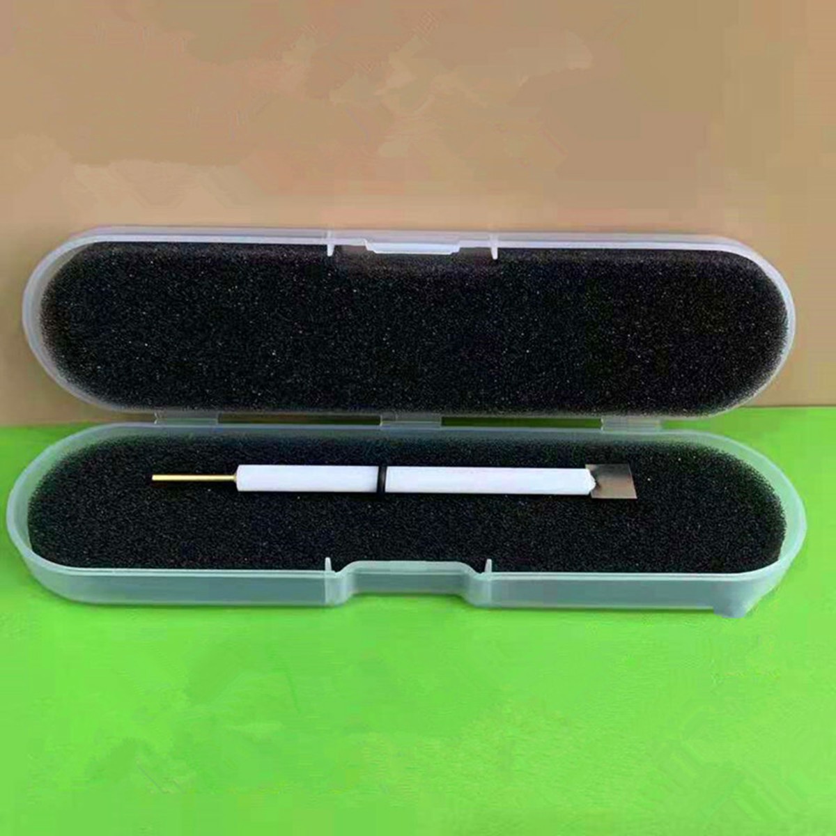 1Pc Purity 99.99% Pt Platinum Electrode Platinum Plate Electrode PTFE Rod 6x80mm