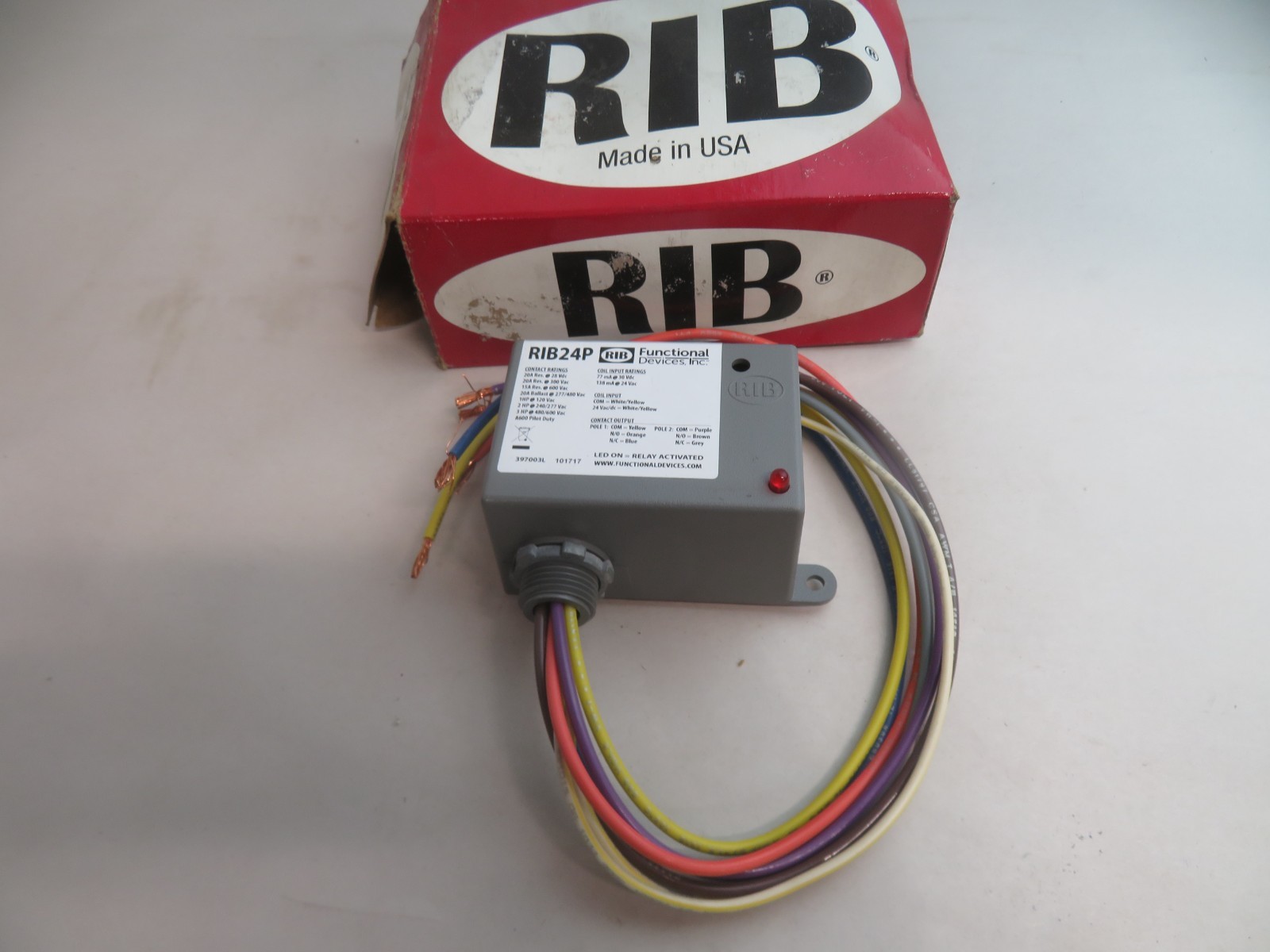 RIB RIB24P Enclosed Relay