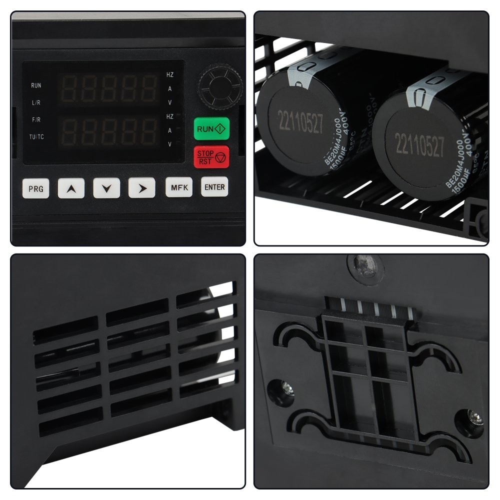 1 To 3 Phase 7.5KW 10HP 220V Variable Frequency Drive Inverter CNC VFD VSD New
