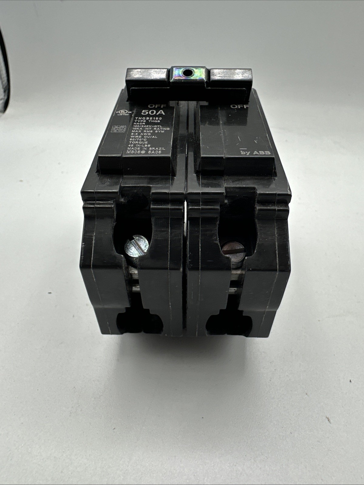 GE THQB2150 50 Amp 2 Pole 120/240V Mini Circuit Breaker