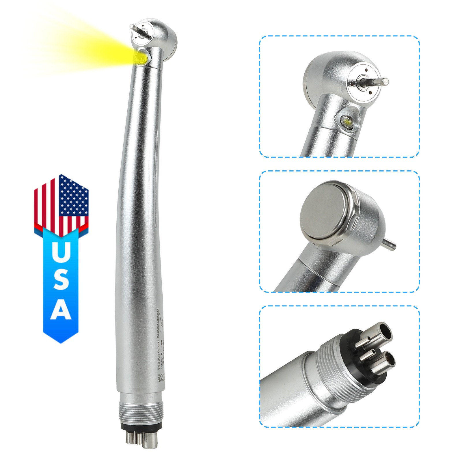 Yabangbang Dental Fiber Optic LED E-generator High Speed Handpiece/Cartridge