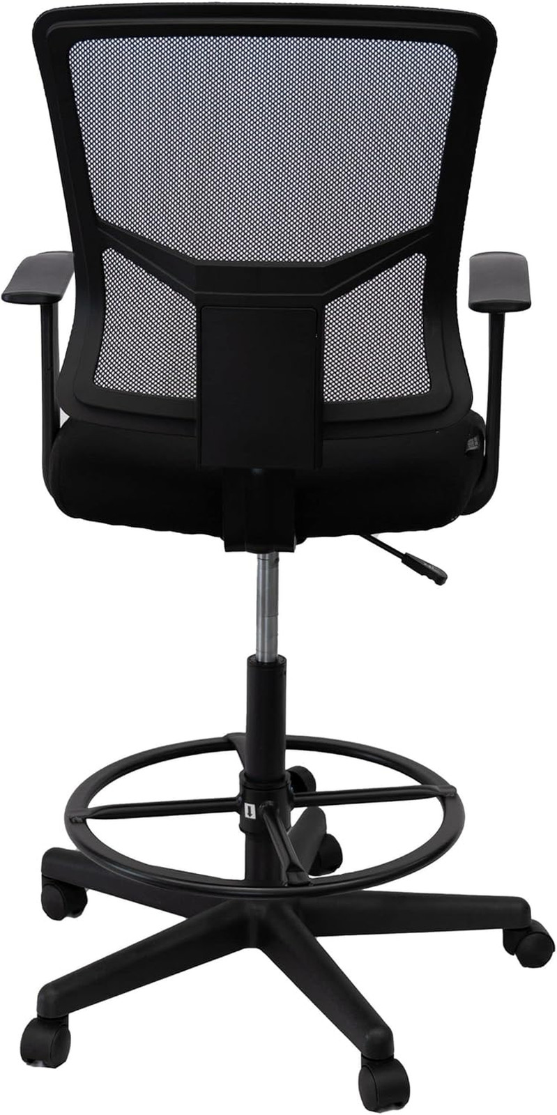 Sit to Stand Drafting Task Stool Chair for Standing Desks with Adjustable Footre