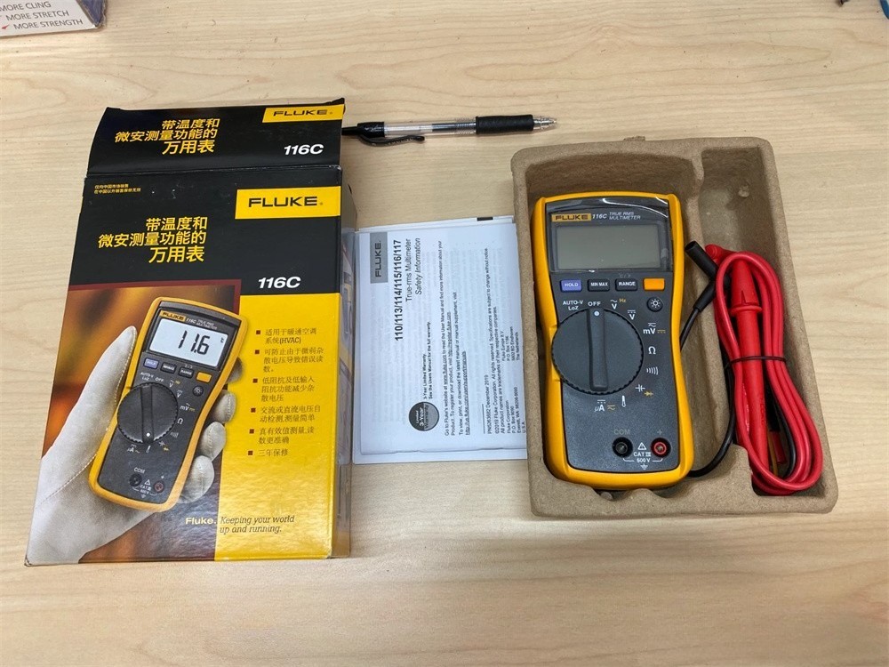 116C Digital Multimeter True RMS 600V AC/DC Resistance Capacitance