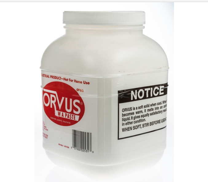 Orvus W.A. Paste Surfactant Cleaner – 7.5 lb Tub (120 oz) – Free Shipping
