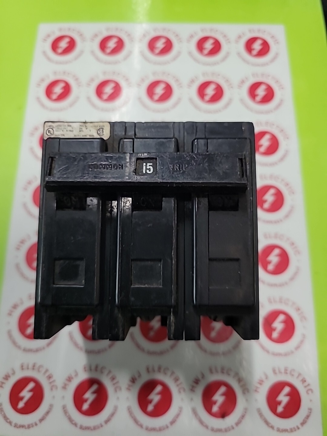 Siemens B315 3 Pole 15 Amp Bolt On Breaker