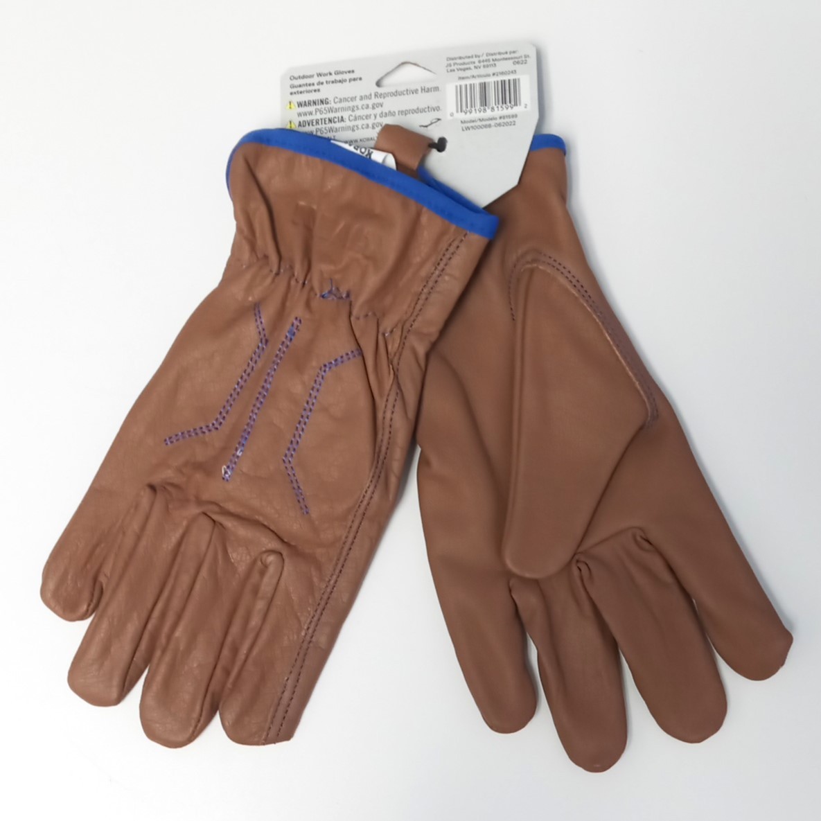 Kobalt Large Brown Leather Construction Gloves Large 1 -Pairs 2160243