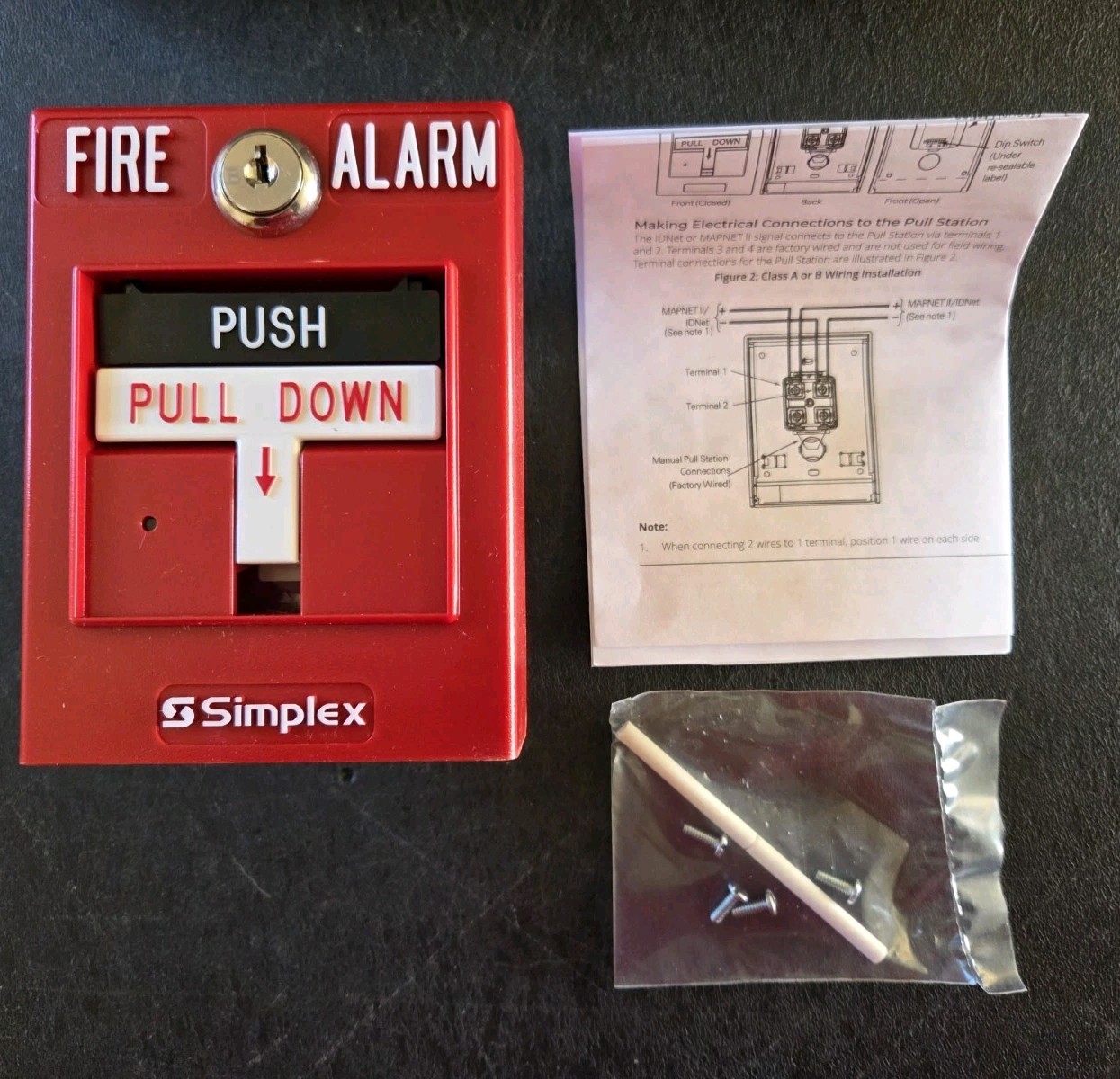 SIMPLEX 4099-9006 DUAL ACTION ADDRESSABLE PULL STATION 06501211 – NEW – 10 AVAIL