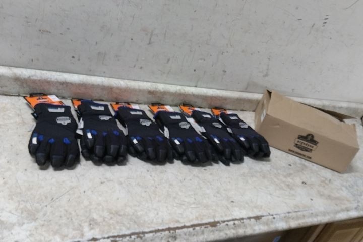 Proflex by Ergodyne 818WP 6 Pairs Size Medium / Size 8 Utility Gloves