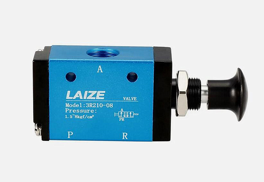 1x Manual Hand Pull Push Solenoid Valve 2 Position 3 Way Pneumatic G 1/4″ Thread