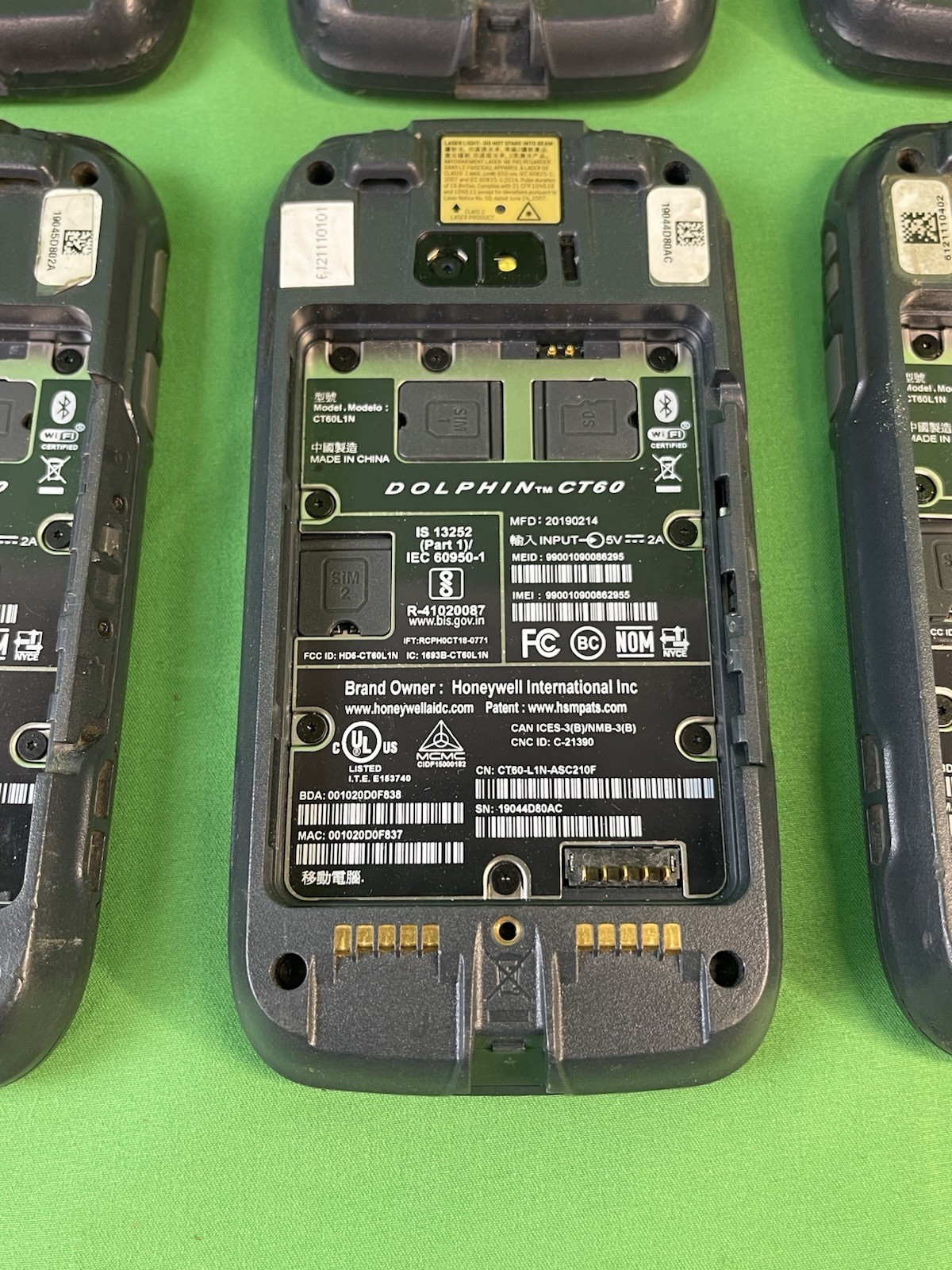 For Parts | (Lot of 10) Honeywell Dolphin CT60 CT60-L1N-ASC210F Mobile Scanners