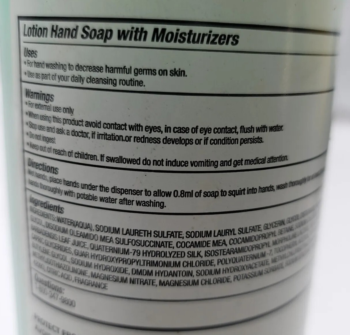 Rubbermaid Refill Lotion Hand Soap Moisturizers OneShot Dispenser 800ml/27oz