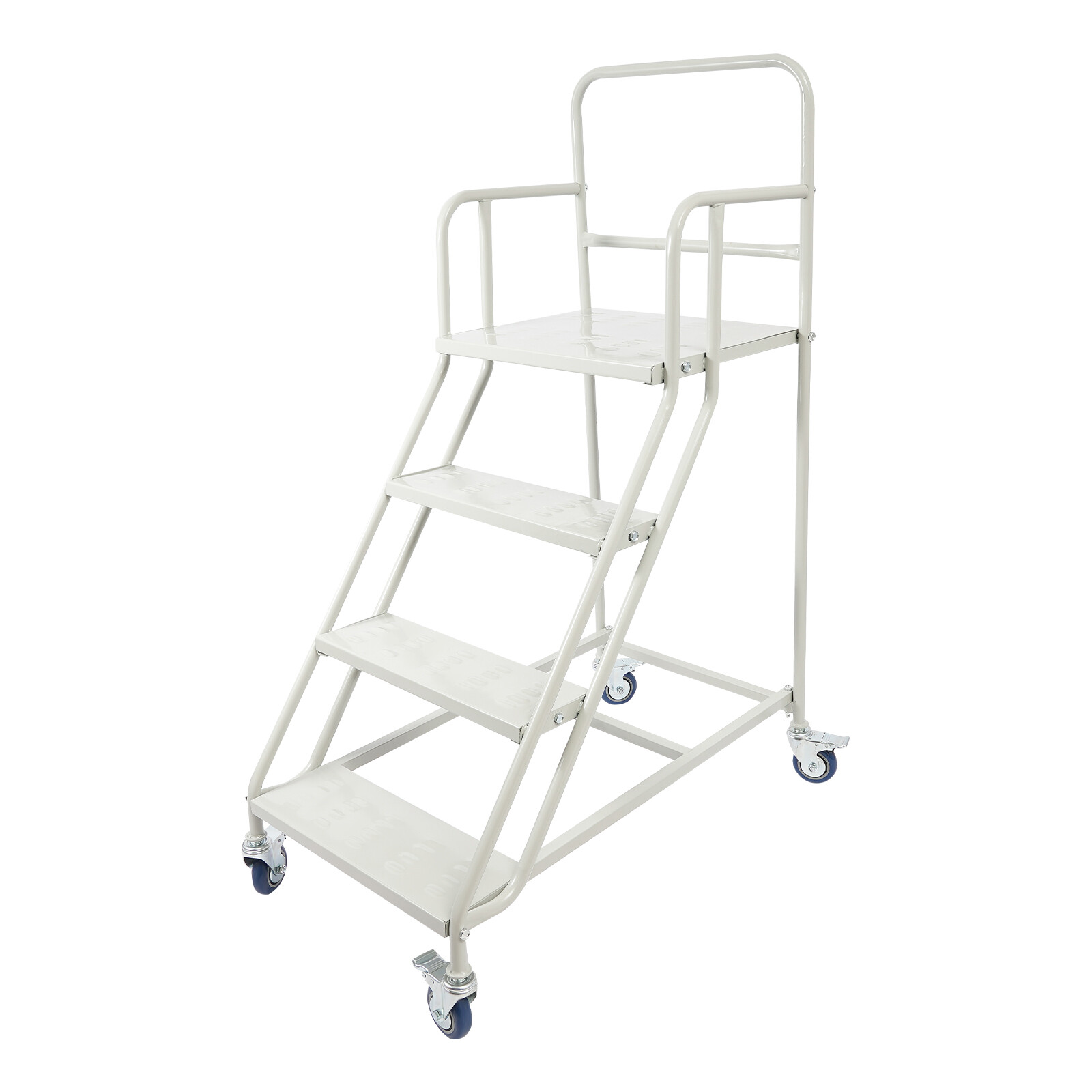 400kg 4 Step Rolling Stair Industrial & Warehouse Stair Ladder Floor Standing