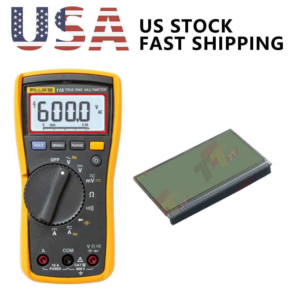 Display for FLUKE 113 114 115 116 117 Digital Multimeter Repair