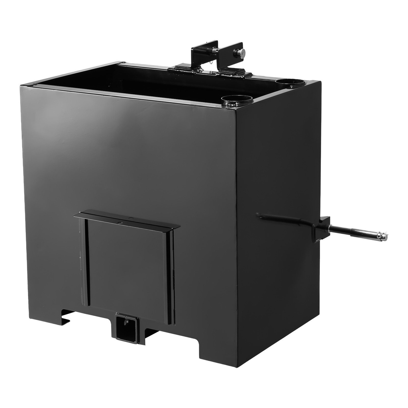 Ballast Box 3 Point Category 1 Tractor 5ft³ Capacity 800lb Black Quick Hitch