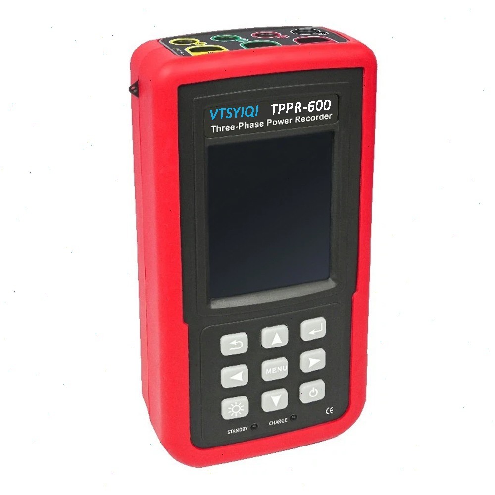 3-Phase Power Recorder with Voltage Range 0.01V~ 600V Current Range 1mA~ 400A