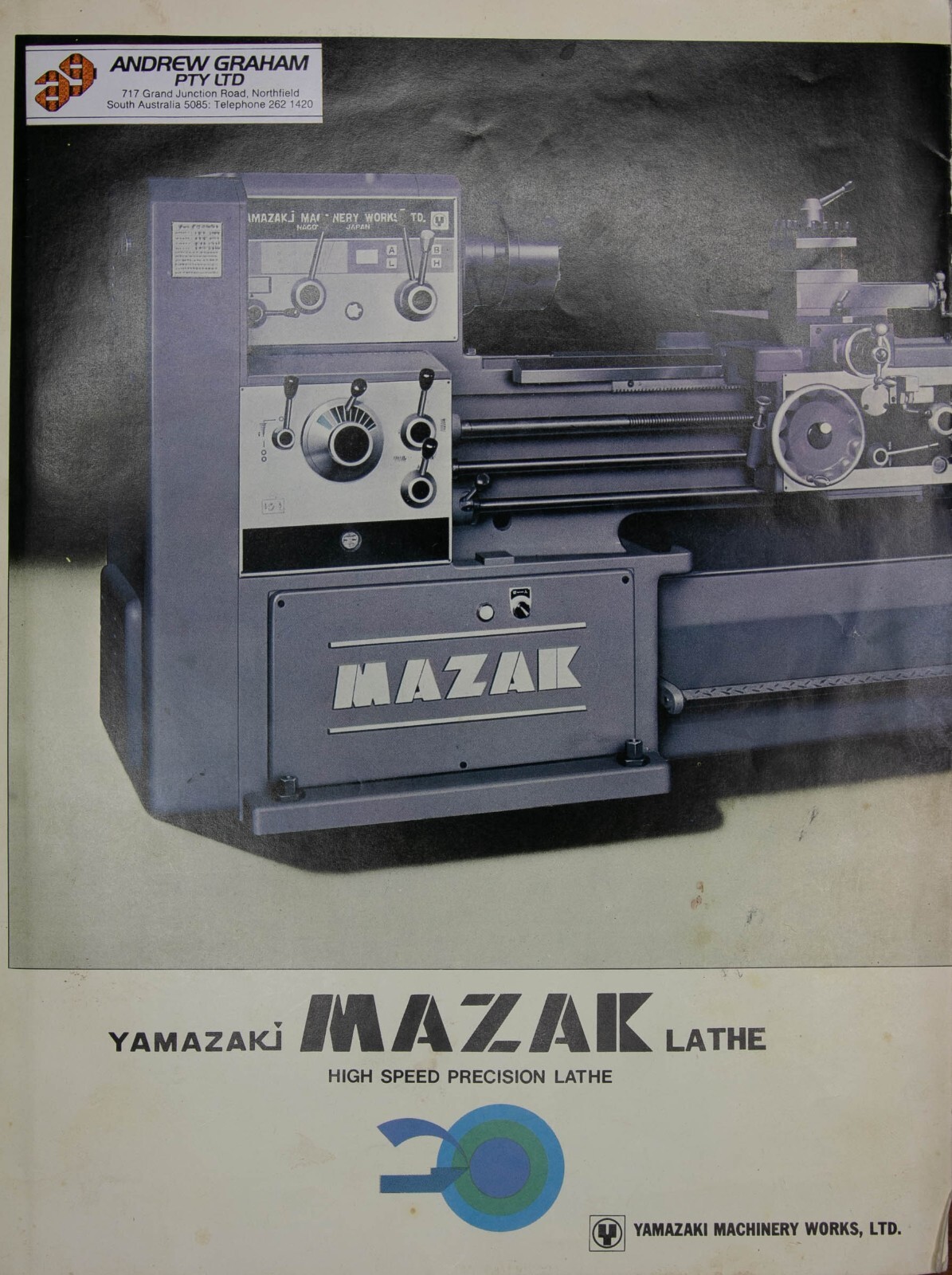 Mazak Yamazaki 18″ , 21″ and 860 Lathe, Operations and Parts Diagram Manual PLUS