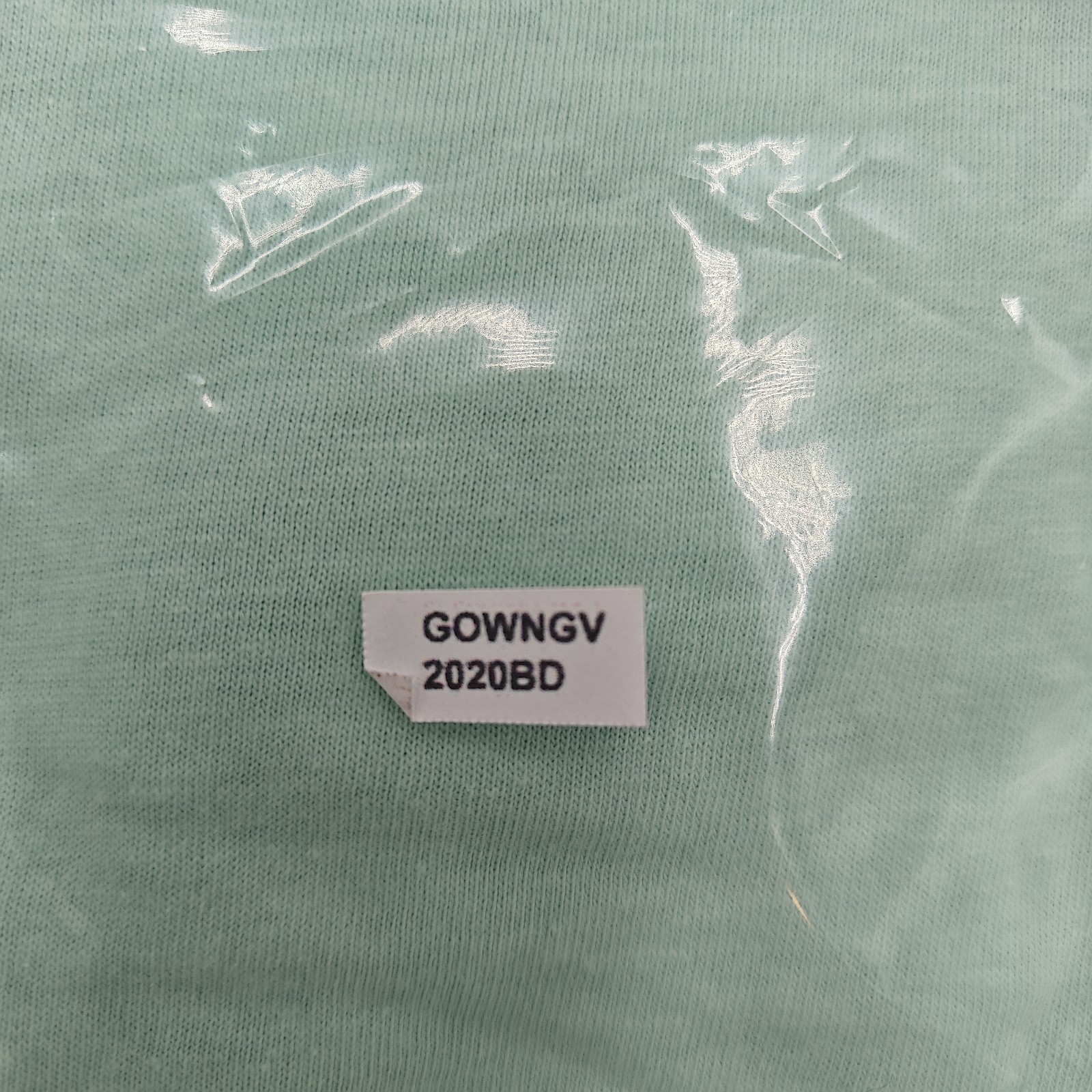 NEW Hanes Hospital Gown 10 Pack Long Sleeve Green Tie Back XL XXL XXXL 2XL 3XL
