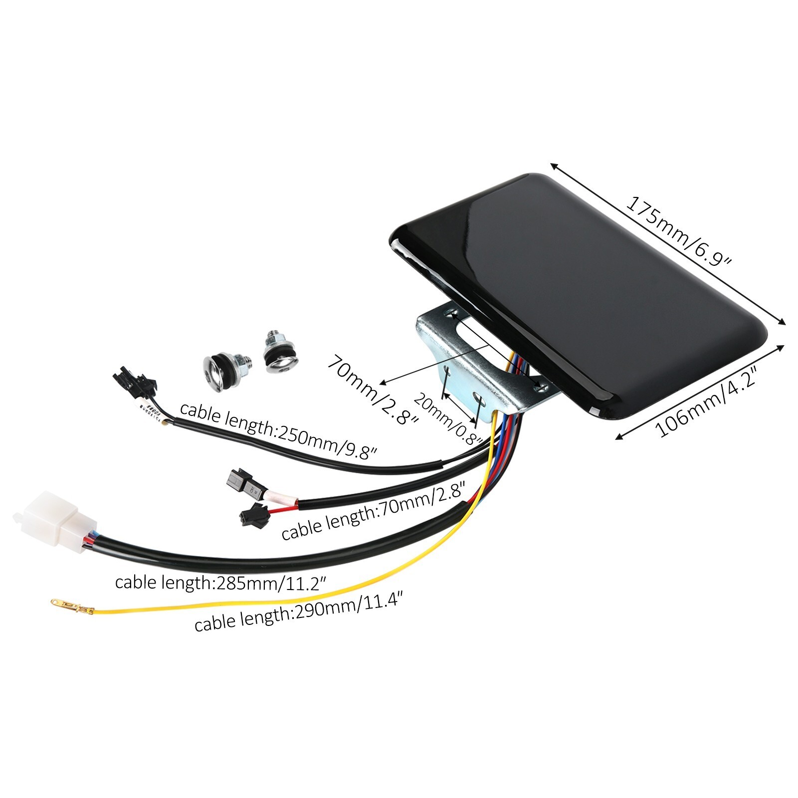 72V 1000W Brushless Motor Grip Full Kit Battery Wire for 2 Wheeler Bicycle Razor