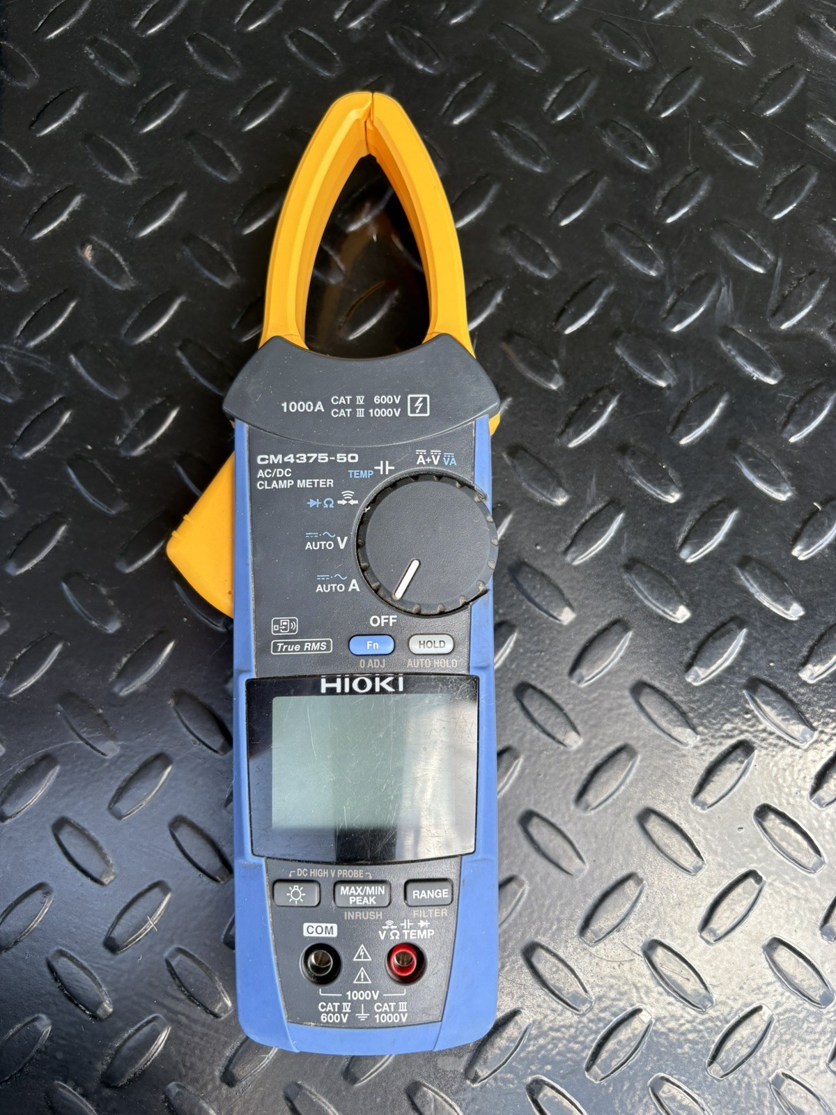 HIOKI CM4375-50 AC/DC ClampMeter TrueRMS 1000A InrushPeak SlimJaw FREE SHIPPING