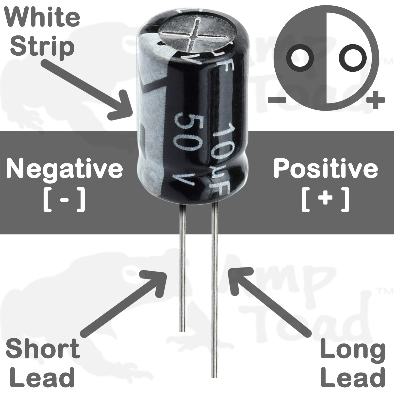 47uF 100V Electrolytic Capacitor for TTL, Arduino and Pi Projects