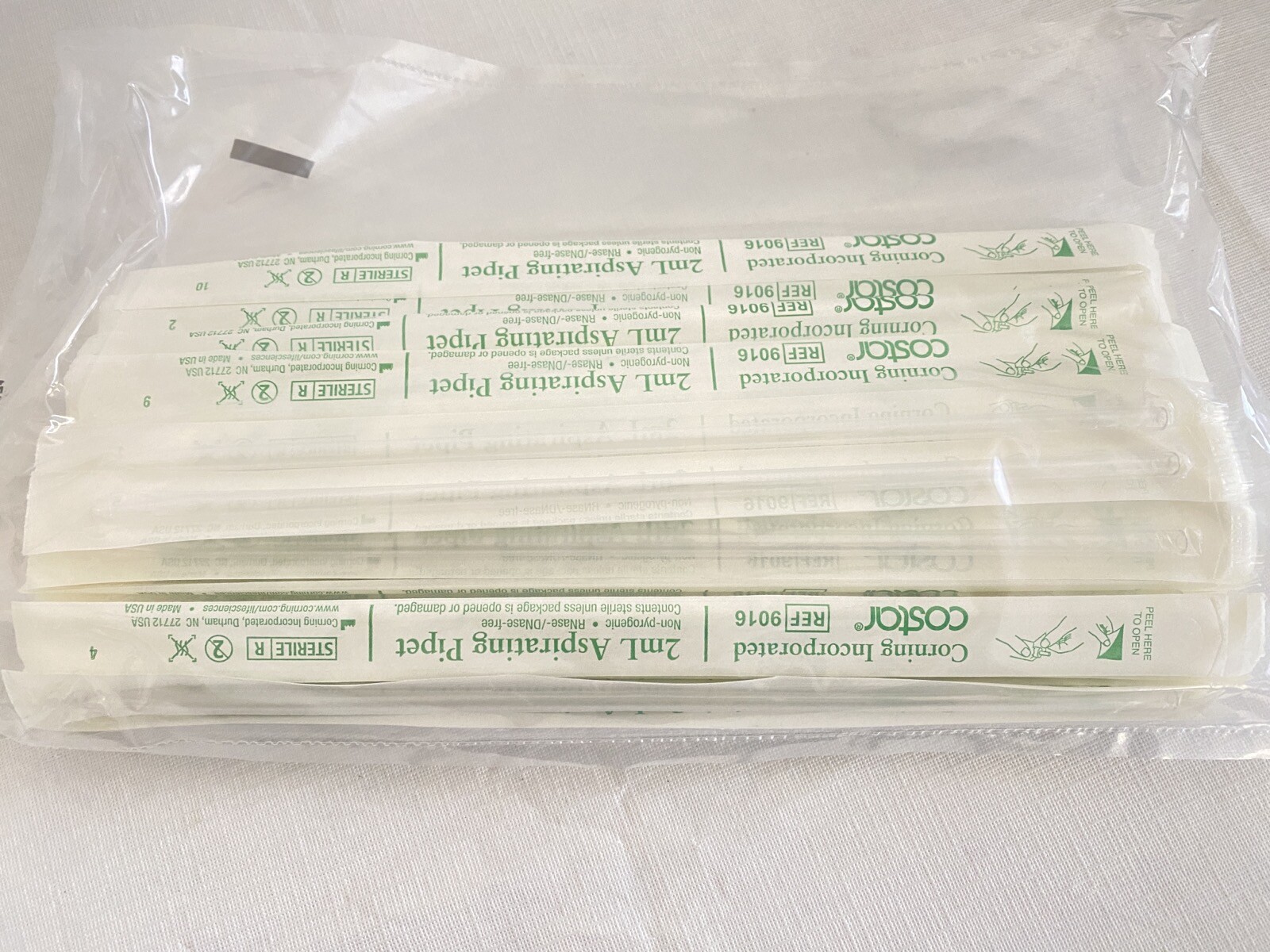 (200/Cs) CORNING Costar 2mL Polystyrene Aspirating Pipettes 277mm Length 9016
