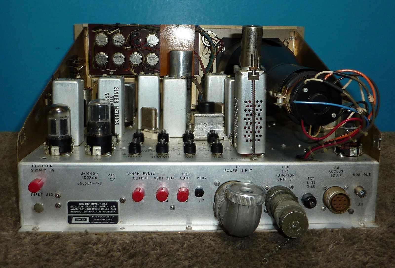 Singer Panoramic Sonic Spectrum Analyzer Model LP-1A-AZM 40Hz-20kHz