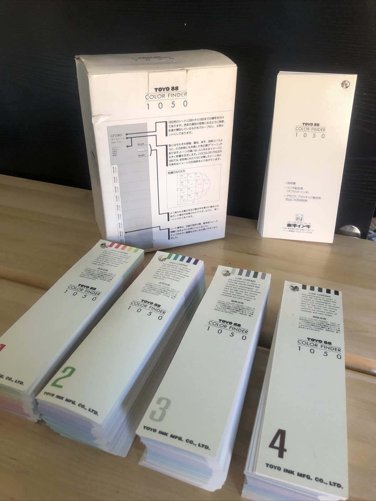 TOYO 88 COLOR FINDER 1050 Vintage set color matching system