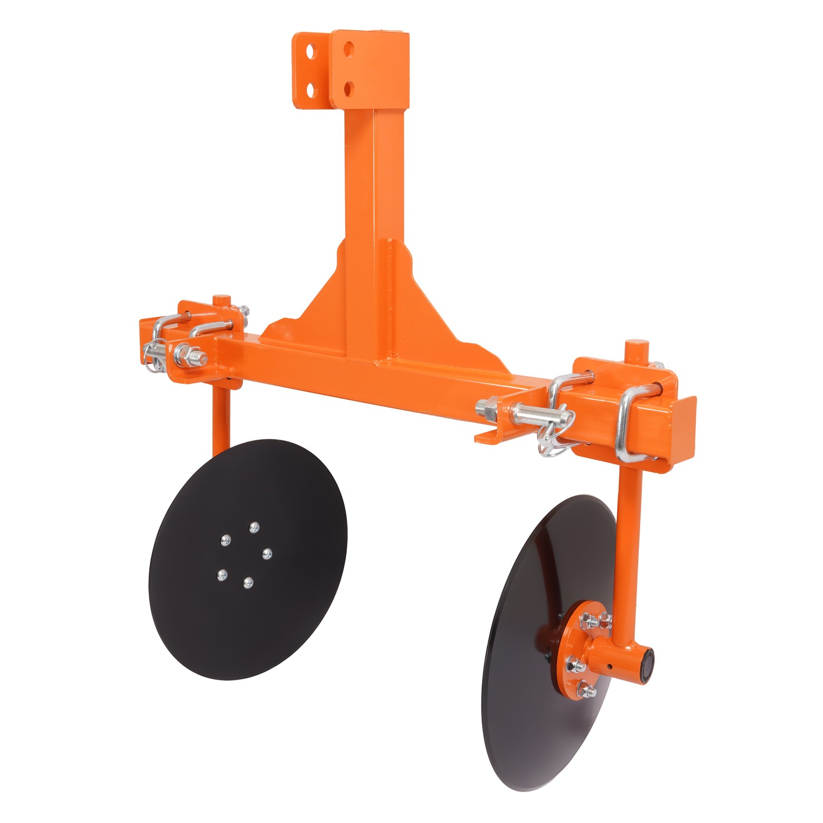 48″ Adjustable Disc Bedder Disc Harrow For Cat 1 Tractors Steel 3 Point