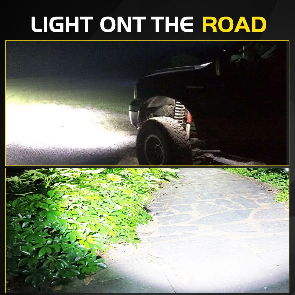 4PCS LED Work Lights for Caterpillar John Steers Excavator Forklift Loader Grane