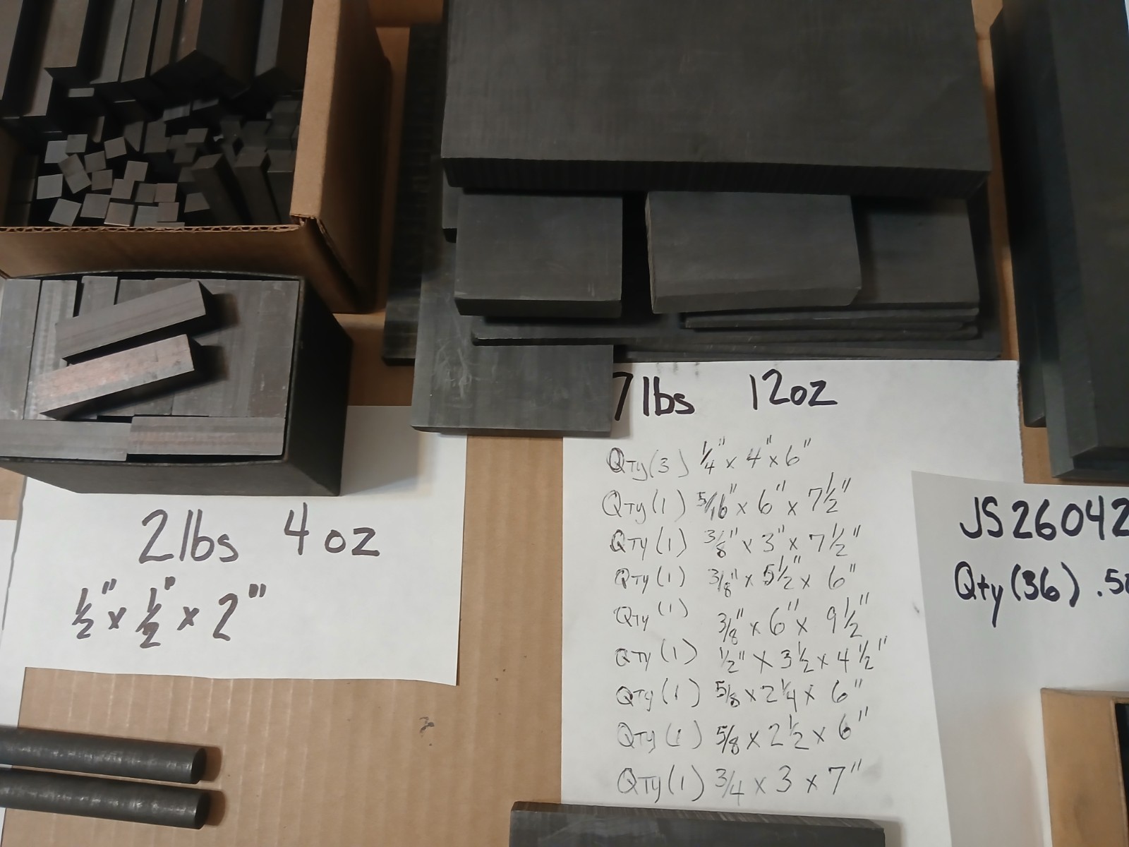 HUGE LOT SINKER EDM GRAPHITE 45 lbs rounds plate block EC 15 4 14 HK6 Cu Copper