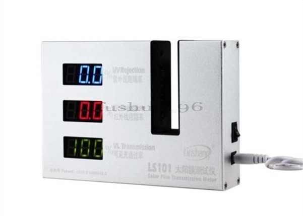 LS101 Solar Film Transmission Meter Tester Uv 365Nm Vl 380-760NM Ir 950Nm New xi