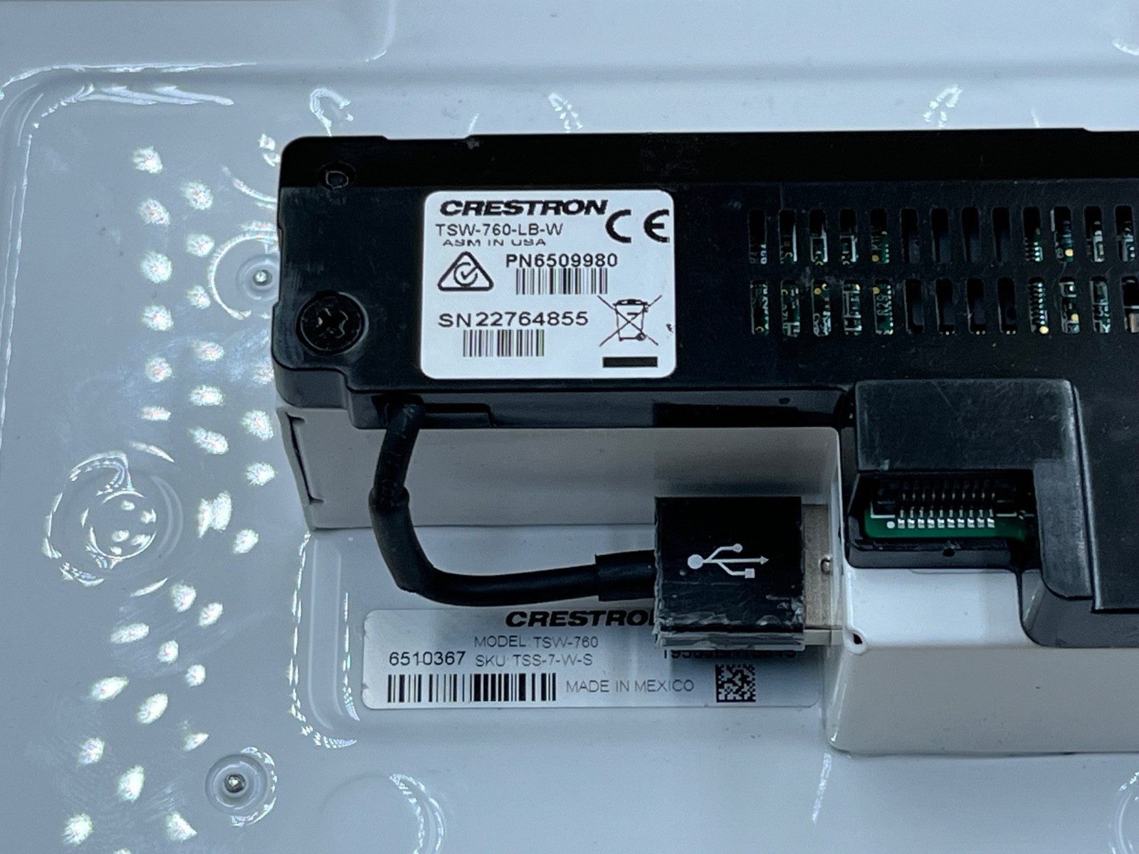 Crestron TSW-760 W S Tabletop Display