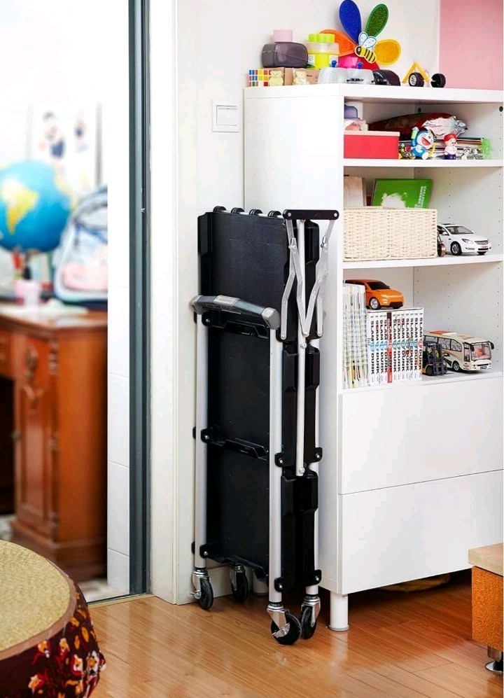 Olympia Tools 85-188 3-Shelf Collapsible Service Cart – Black