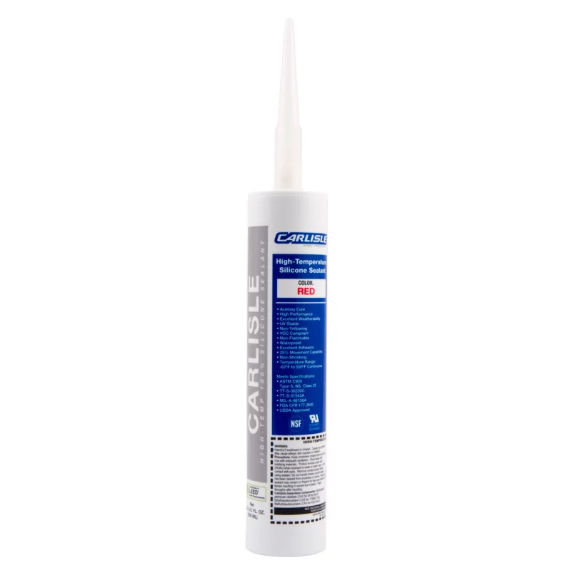 CARLISLE HARDCAST 309983 HI-TEMP SILICONE SEALANT 10.1 OZ -62 F TO 500 F RUBBER