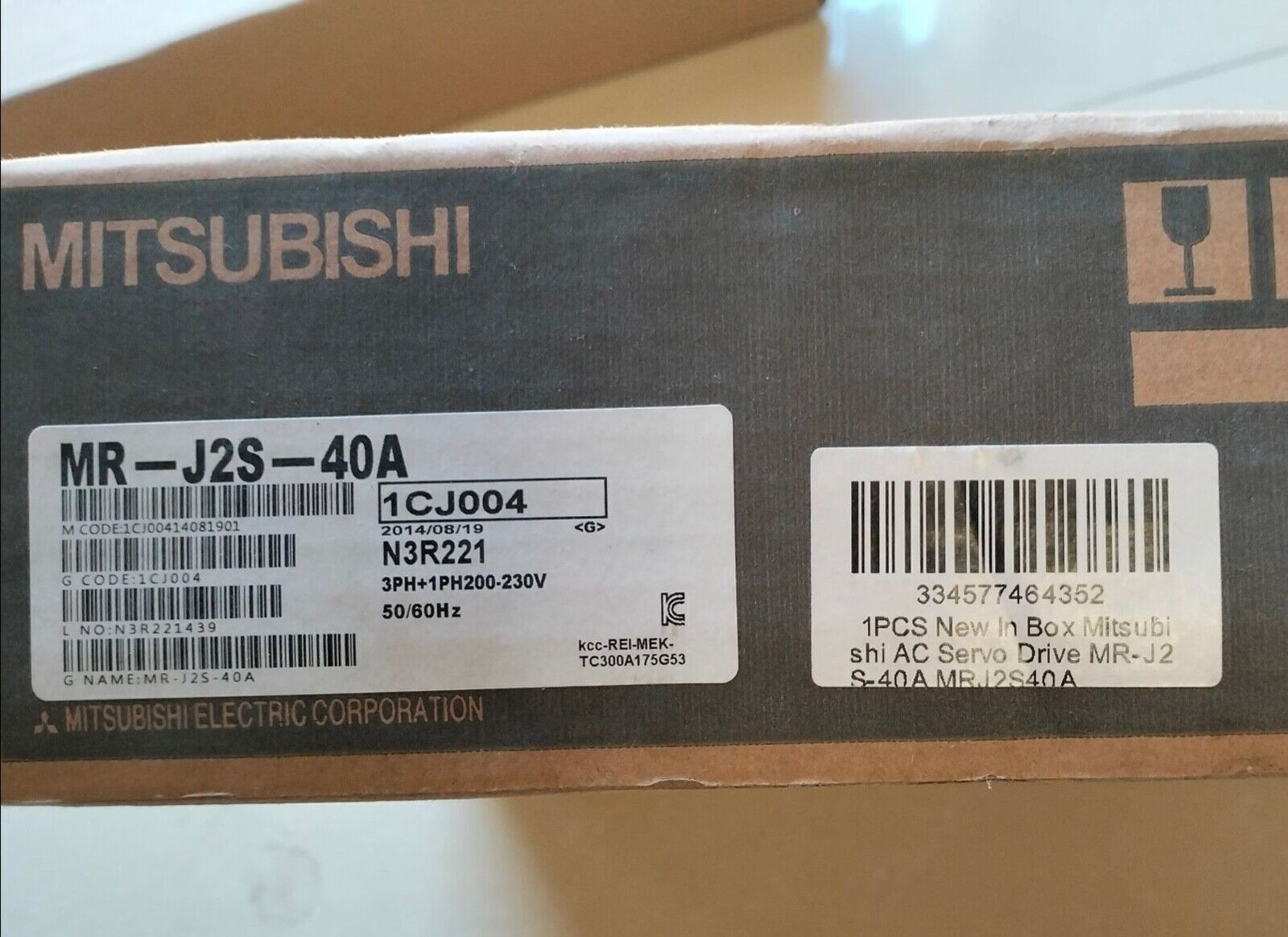 Higher Quality Mitsubishi MR-J2S-40A Servo Drive -New Arrival, Free Shipping
