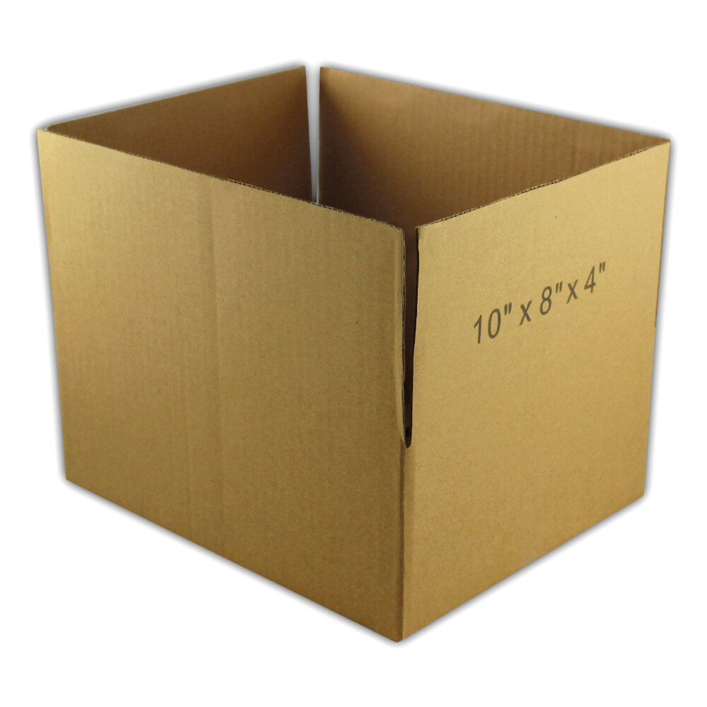 10 10x8x4 “EcoSwift” Brand Cardboard Box Packing Mailing Shipping Corrugated