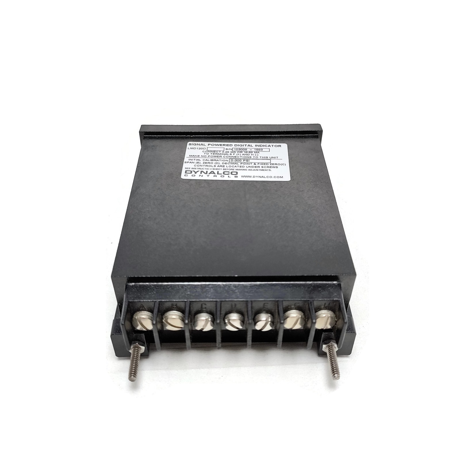 Dynalco LMD-120D 0~300 PSI Loop Powered LCD Digital Indicator.
